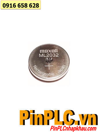 Maxell ML2032, Pin sạc 3V lithium Maxell ML2032 chính hãng, Xuất xứ NHẬT 
